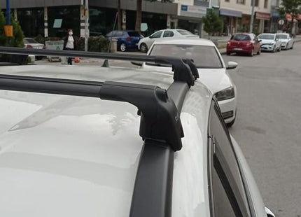 For Fiat Tipo Wagon 2015-2025 Roof Rack System, Aluminium Cross Bar, Lockable, Silver