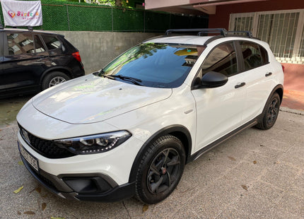 For Fiat Tipo Wagon 2015-2025 Roof Rack System, Aluminium Cross Bar, Lockable, Black