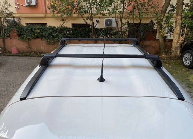 For Fiat Tipo Wagon 2015-2025 Roof Rack System, Aluminium Cross Bar, Lockable, Silver