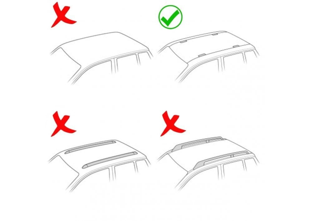 For Mazda CX 5 KF 2017- Up Roof Rack Cross Bars Fix Point Alu Black