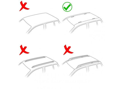 For Mazda CX 5 KE 2011-2017 Roof Rack Cross Bars Fix Point Alu Silver