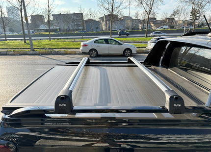 For Ford Ranger Wiltrack 2022-2025 Bed Rack Cross Bars Alu Silver Pro 2