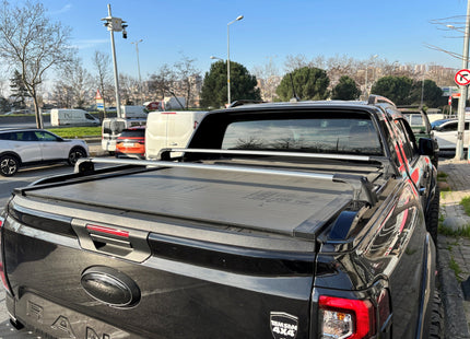 For Ford Ranger Wiltrack 2022-2025 Bed Rack Cross Bars Alu Black Pro 2