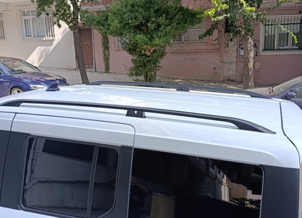 For Ford Transit Connect SWB (2024-2026) Roof Side Rails – Plus Model, Aluminum Silver