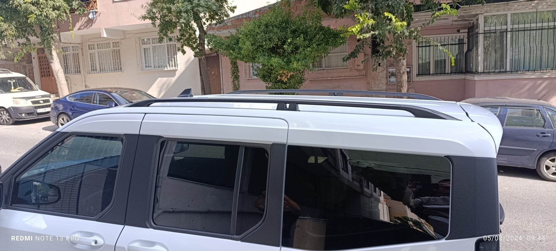 For Ford Ford Transit Courier 2023-2025 Roof Side Rails Ultimate Style Alu Silver
