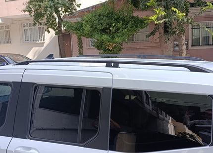 For Volkswagen ID. Buzz LWB L2 Roof Side Rails Ultimate Style Alu Black