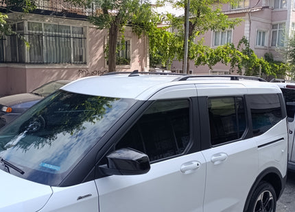 For Ford Transit Connect L2 LWB Aluminum Roof Rails 2024- Up Black