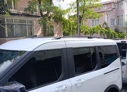 For Ford Transit Connect L2 LWB Aluminum Roof Rails 2024- Up Black