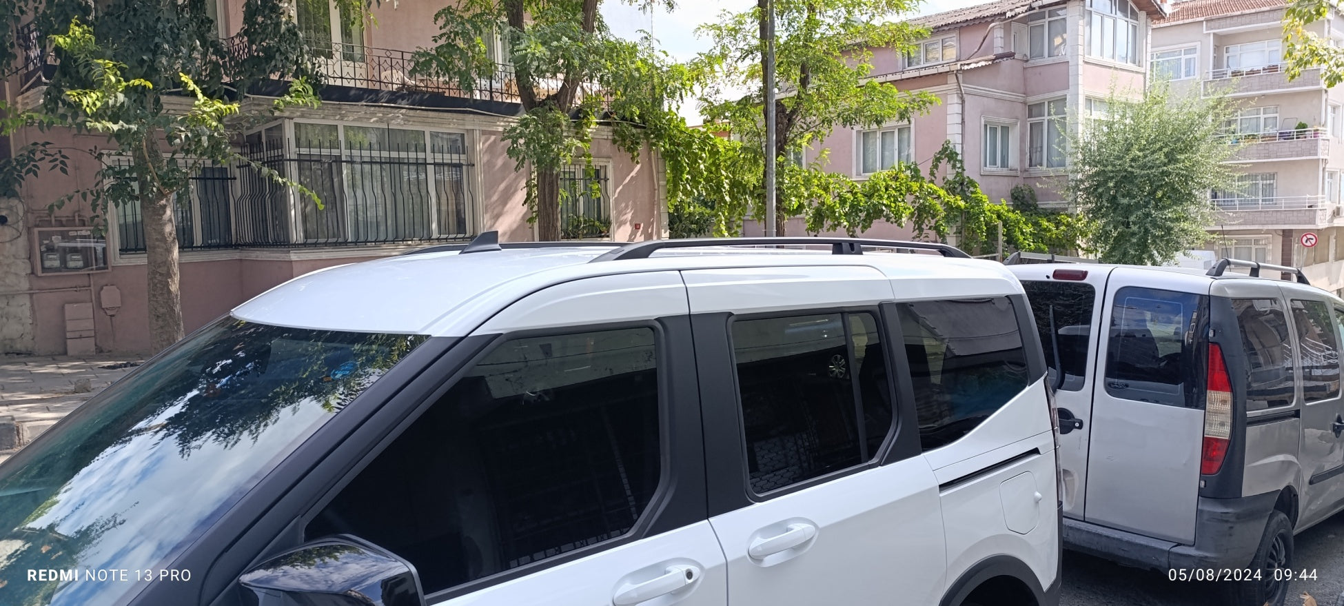For Ford Transit Connect L1 SWB Aluminum Roof Rails 2024- Up Silver