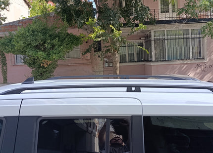 For Toyota Hiace H300 Roof Side Rails Ultimate Style Alu Black 2019-Up