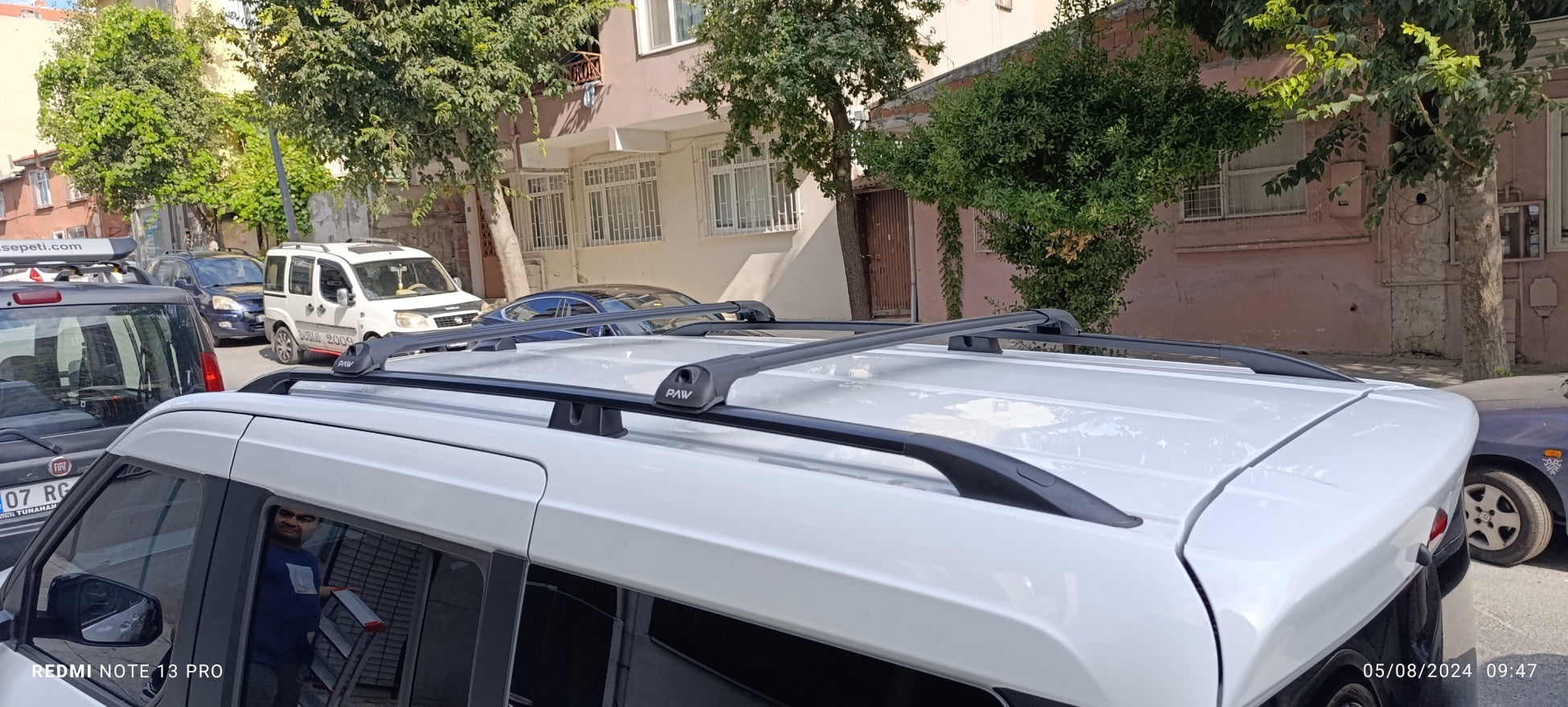 For Volkswagen Caddy V Maxi 2020-2025 Roof Rails and Roof Rack Cross Bars Plus Silver
