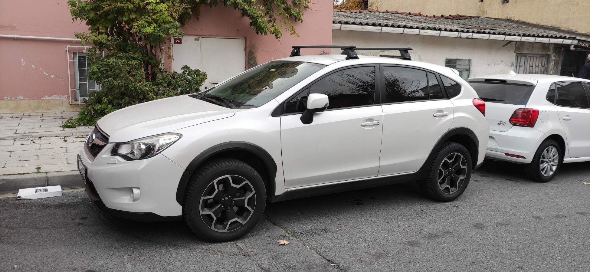 For Subaru Forester Premium 2018-Up Roof Rack Cross Bars Normal Roof Alu Silver