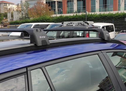 For Toyota Corolla Cross 2022-2025 Roof Rack Cross Bars Flush Rail Alu Black