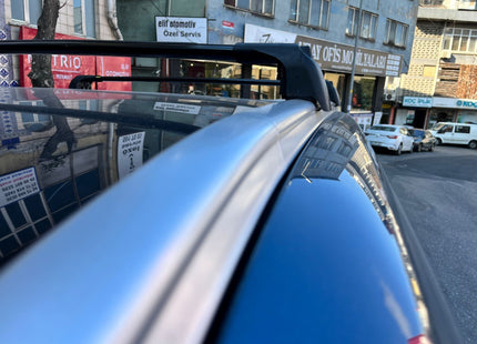 For Ford Tourneo Connect 2014-2023 Roof Rack Cross Bars Metal Bracket Raised Rail Alu Silver