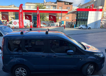 For Ford Tourneo Connect 2014-2023 Roof Rack Cross Bars Metal Bracket Raised Rail Alu Silver