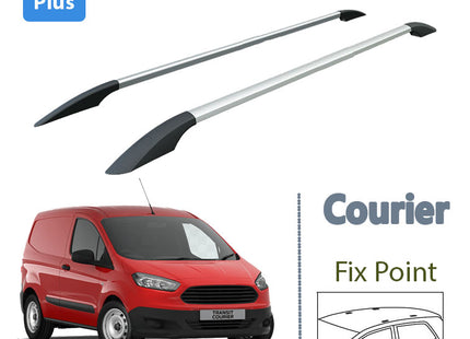 Ford Transit Courier Aluminium Roof Rails Silver 2016-2023