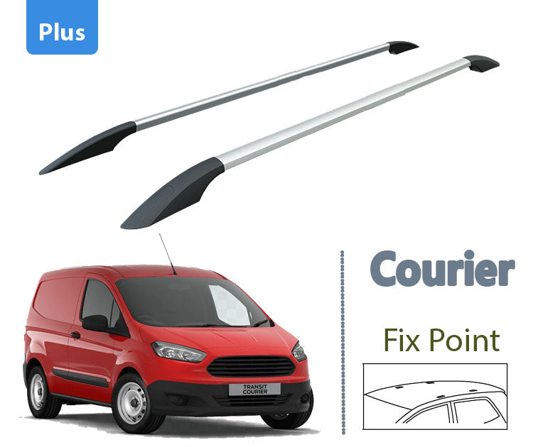 Ford Transit Courier Aluminium Roof Rails Silver 2016-2023