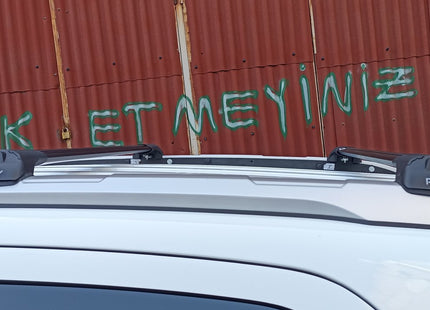 For Ford EcoSport 2018-2025 Roof Rack Cross Bars Flush Rail Alu Silver