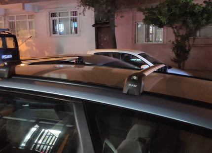 For Ford Focus Estate C346 (2008-2011) Roof Rack Cross Bars T-Track, Black