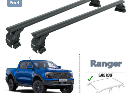 Ford Ranger Raptor 2023- Up Normal Roof Rack Cross Bars Spacial Series Black Series