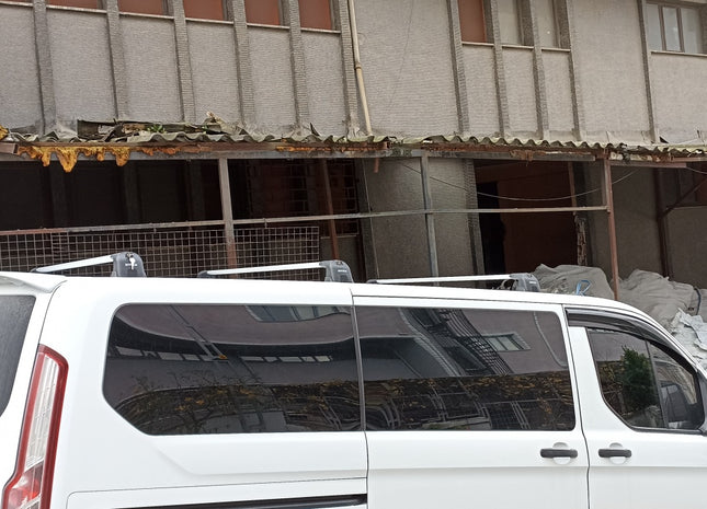 Ford Transit Custom Roof Racks Cross Bars Rails Top Carrier Alu Black 2014-2022