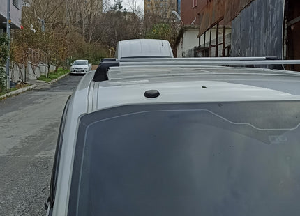 Ford Transit Custom Roof Racks Cross Bars Rails Top Carrier 3 Qty Alu Black 2014-2022