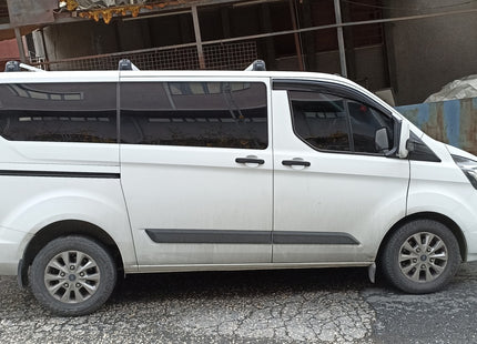 Ford Transit Custom Roof Racks Cross Bars Rails Top Carrier Alu Silver 3 Qty 2014-2022