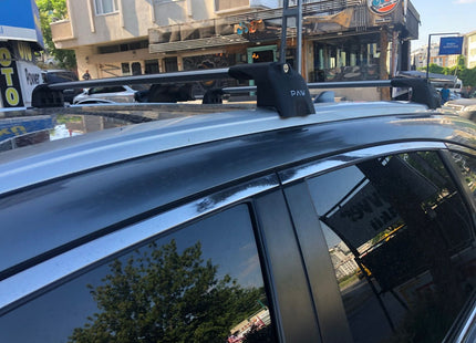 For Honda CR-V MK4 2012-18 Roof Rack Cross Bars Metal Bracket Flush Rail Alu Black