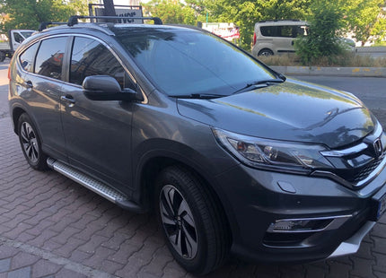 For Honda CR-V MK4 2012-18 Roof Rack Cross Bars Metal Bracket Flush Rail Alu Silver