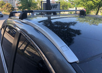 For Honda CR-V MK5 Roof Rack Cross Bars Metal Bracket Normal Roof Alu 2017-2022 Black