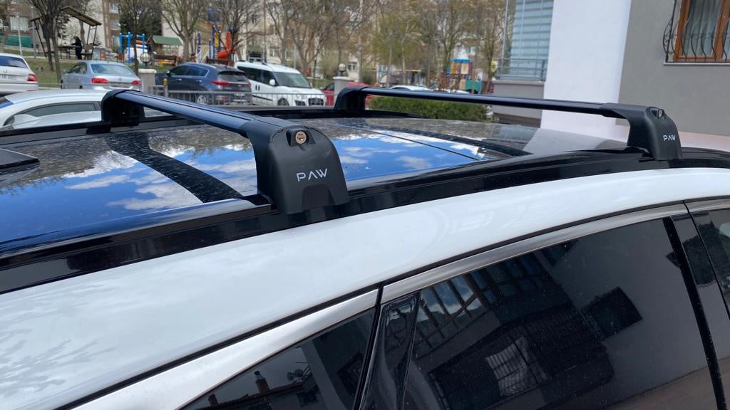For Toyota Sequoia 2023-2025 Roof Rack System, Aluminium Cross Bar, Flush Rail, Silver