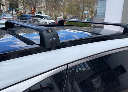 For BYD Atto 3 Roof Rack Cross Bars Flush Rail Alu Black