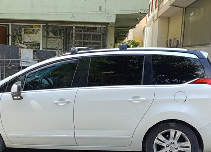 Peugeot 5008 2010-2017 Roof Racks Cross Bars Rails Top Carrier Alu Black