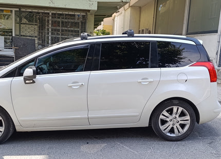 Peugeot 5008 2010-2017 Roof Racks Cross Bars Rails Top Carrier Alu Black