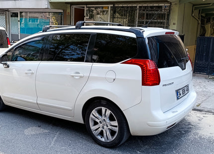 Peugeot 5008 2010-2017 Roof Racks Cross Bars Rails Top Carrier Alu Black