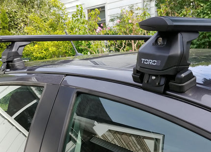 Upper Aluminium Roof Bars for Cupra Born with Standard Roof Black