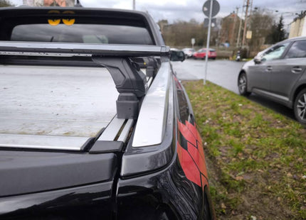 For Ford Ranger 2022-2025 Aluminium Bed Rack Cross Bar, Lockable, Black