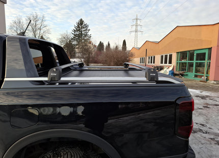 For Ford Ranger Wiltrack 2022-2025 Bed Rack Cross Bars Alu Black Pro 2