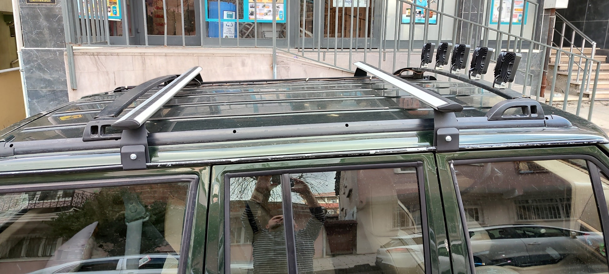 For Jeep Cherokee XJ 1984-2002 Roof Rack Cross Bars Rain Gutters Silver
