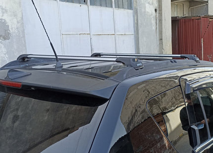 For Jeep Compass 2007-11 Roof Rack Cross Bars Flush Rail Alu Black