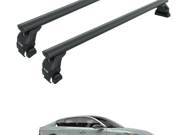 For Kia K4 2024-Up Roof Rack Cross Bars Normal Roof Alu Black