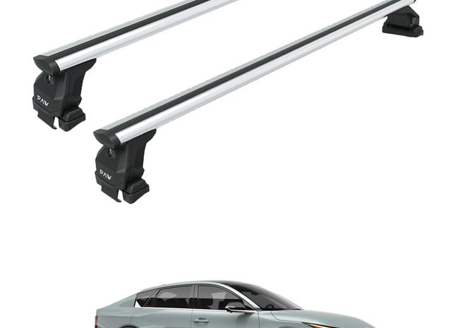 For Kia K4 2024-Up Roof Rack Cross Bars Normal Roof Alu Silver