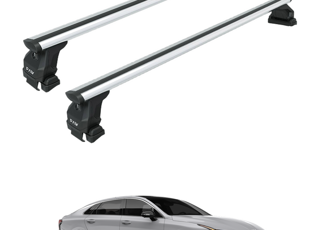 For KIA K5/Optima 2019-Up Roof Rack Cross Bars Normal Roof Alu Silver