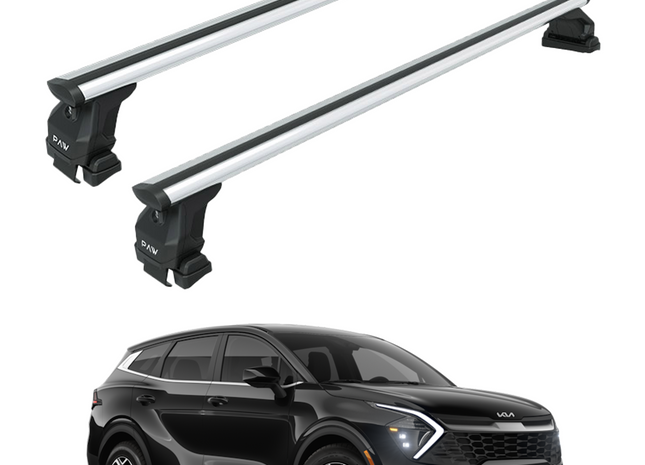 For Kia Sportage 2022-2025 Roof Rack Cross Bars Normal Roof Alu Silver