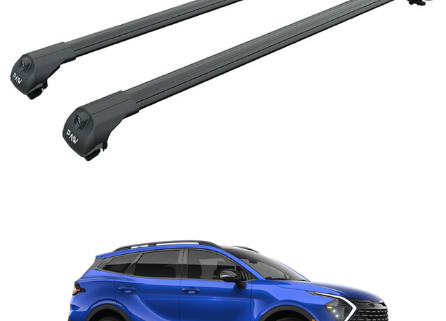 For Kia Sportage 2022-2025 Roof Rack Cross Bars Normal Roof Black