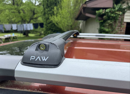 For Kia Borrego 2009-12 Roof Rack Cross Bars Raised Rail Alu Silver