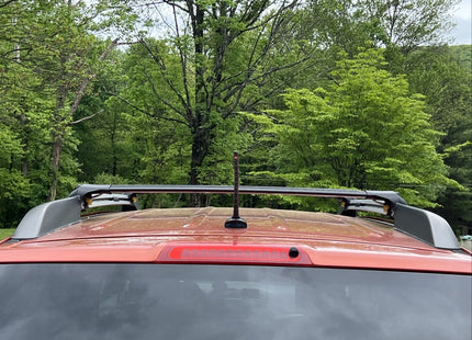 For Kia Borrego 2009-12 Roof Rack Cross Bars Raised Rail Alu Silver