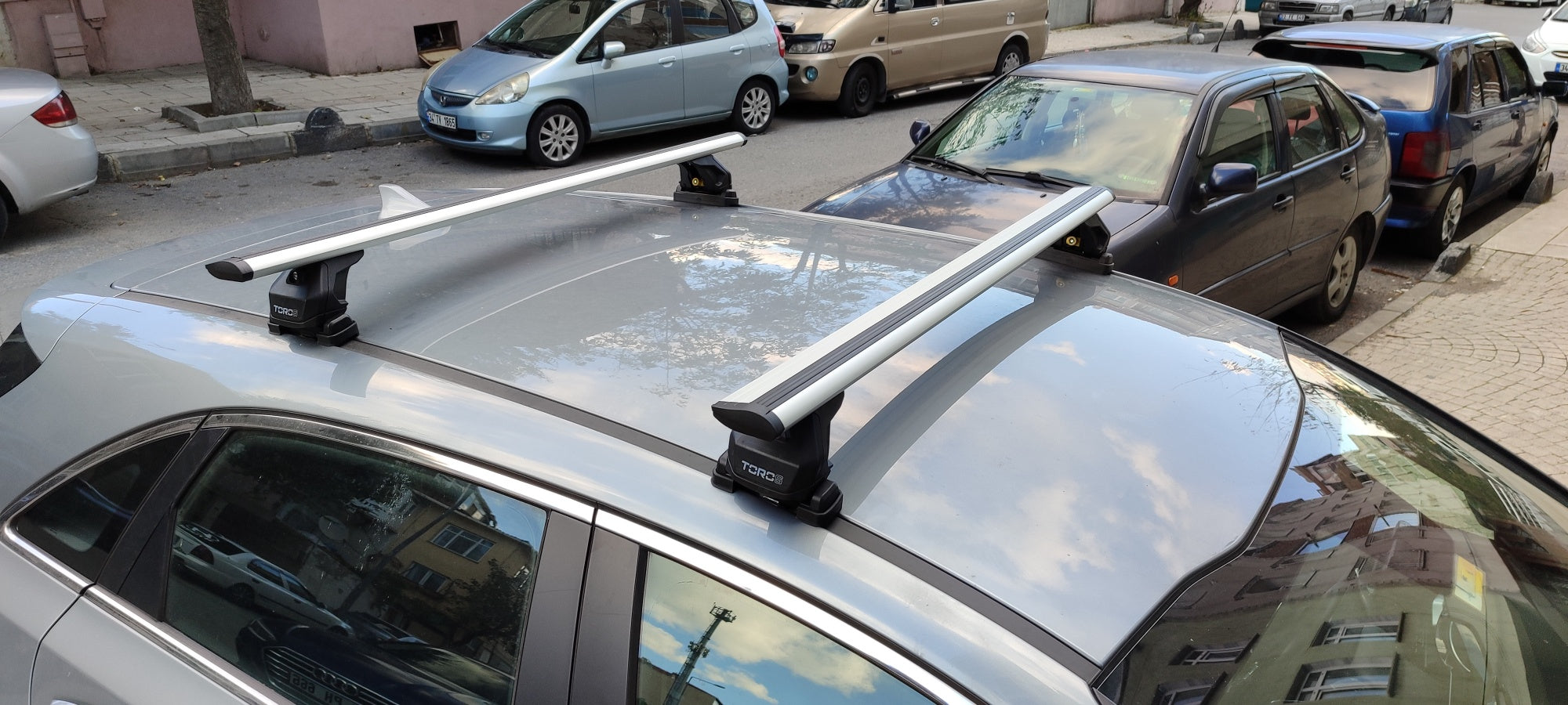 for Kia Ceed Roof Racks Roof Bars Cross Bars Carrier Silver Paw Pro 4 2007- Up