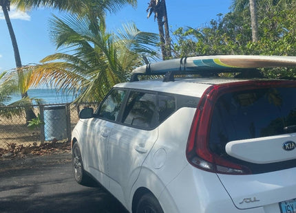 For Kia Soul 2011-19 Roof Rack Cross Bars Fix Point Alu Silver