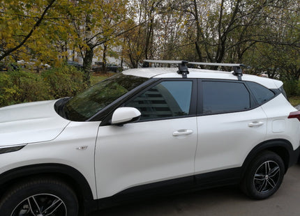 For Kia Seltos LX 2022-Up Roof Rack Cross Bars Normal Roof Alu Silver